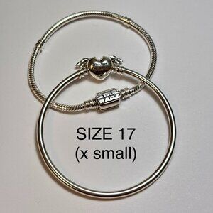 Set of 2 Sterling Silver Pandora Bracelets